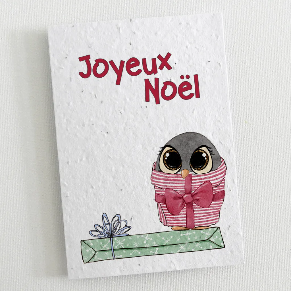 12 Plantable Christmas Cards - The Little Penguin