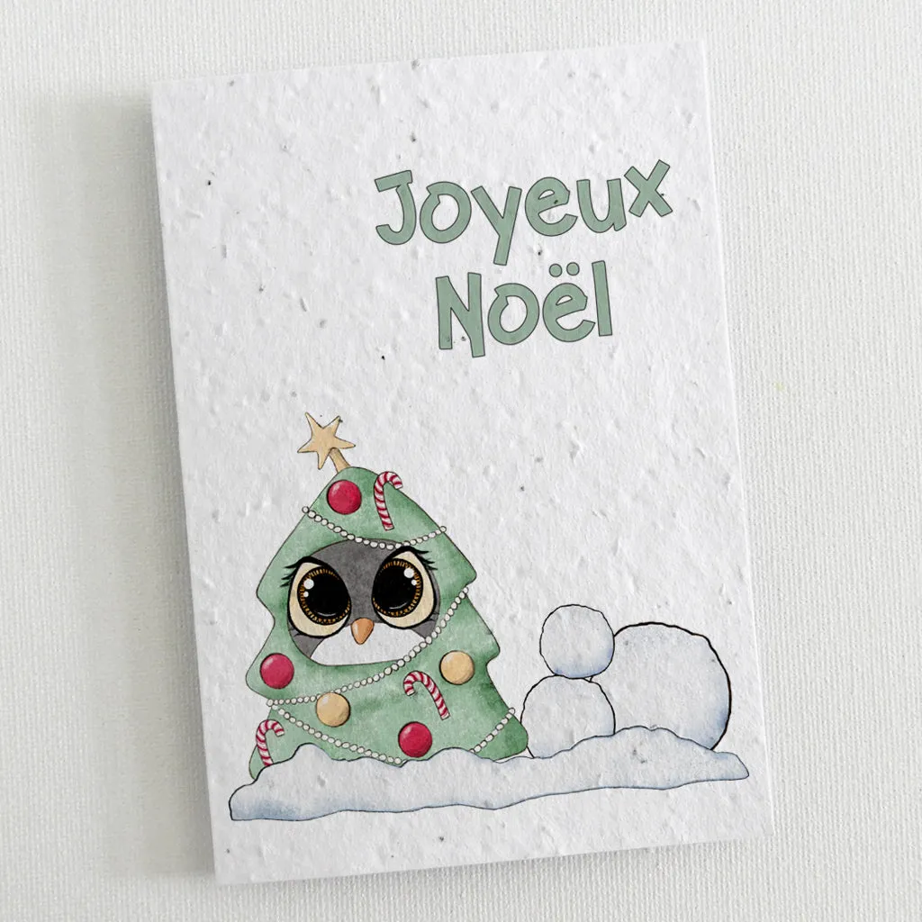 12 Plantable Christmas Cards - The Little Penguin