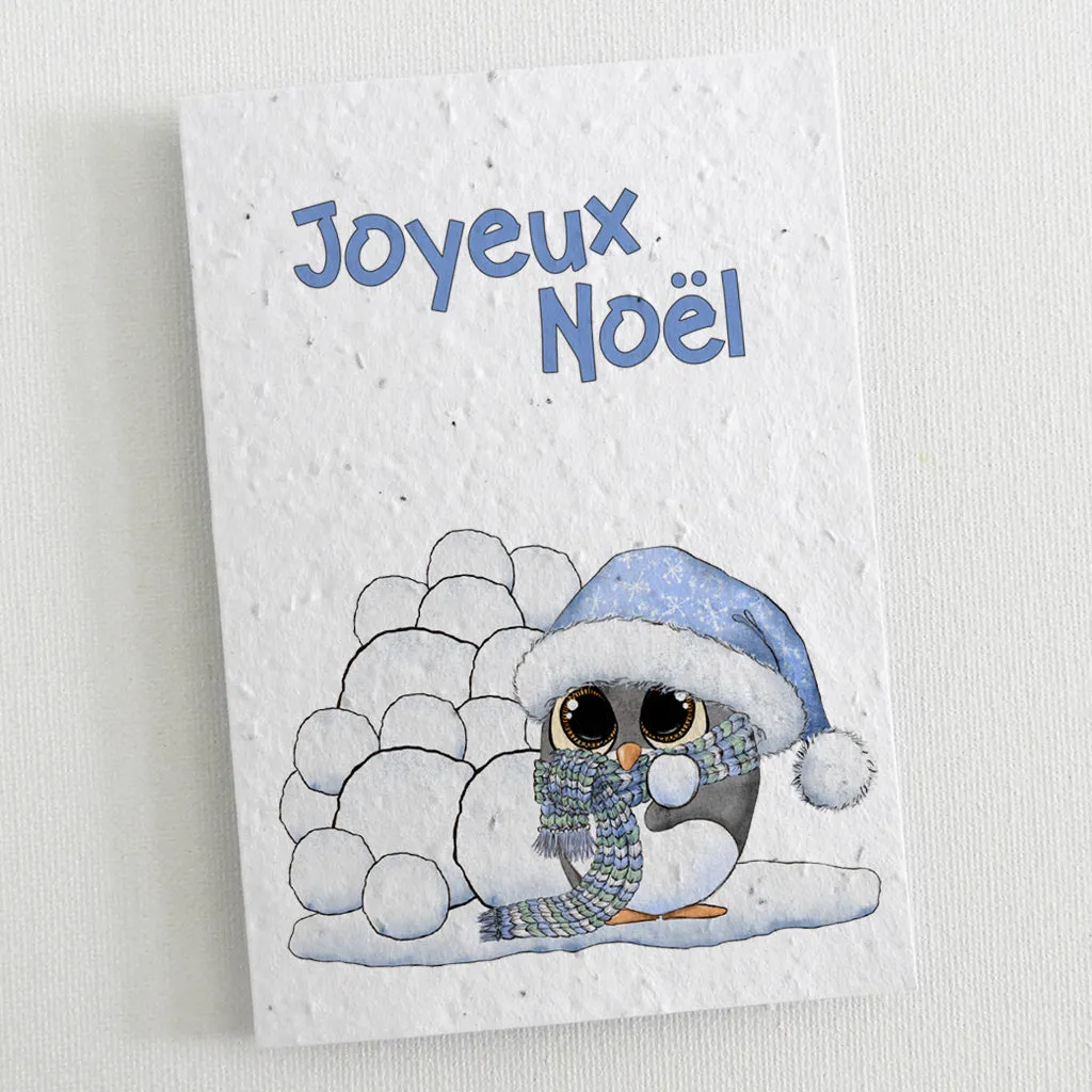 12 Plantable Christmas Cards - The Little Penguin