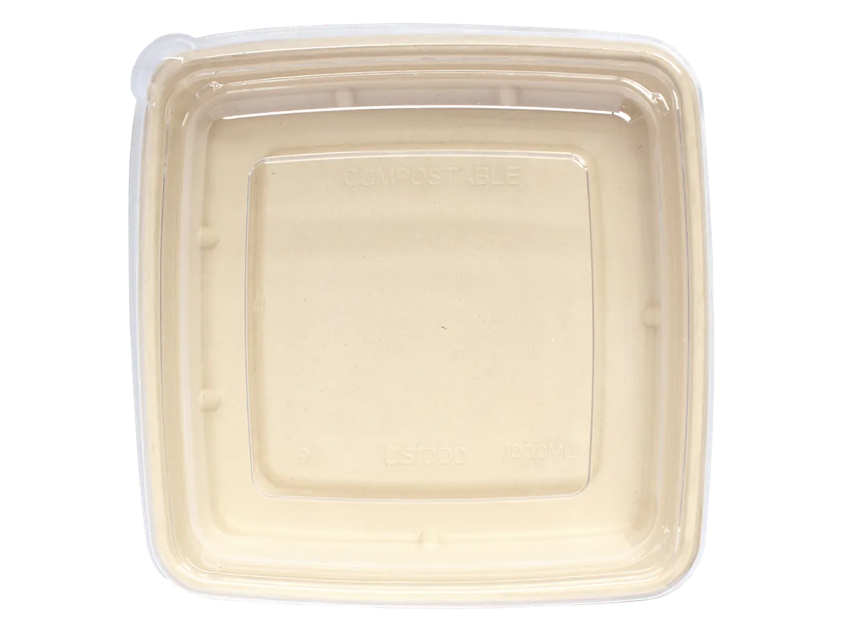 32oz Square Fiber Container