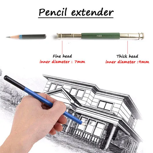 72pcs Complete Drawing Pencil Set with Sketch Charcoal Tools