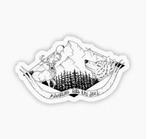 Adventure Fills The Soul Sticker