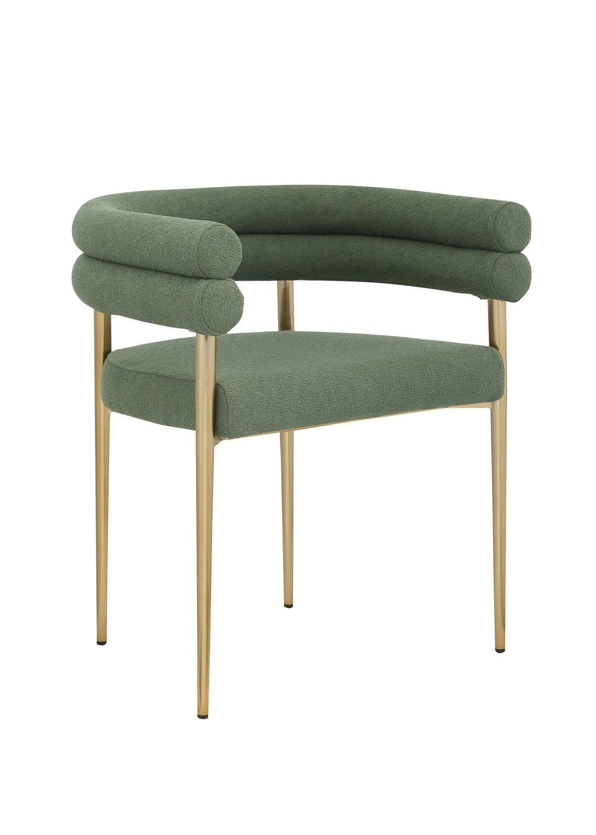 Allure Green/Gold Dining Chair, Set of 2