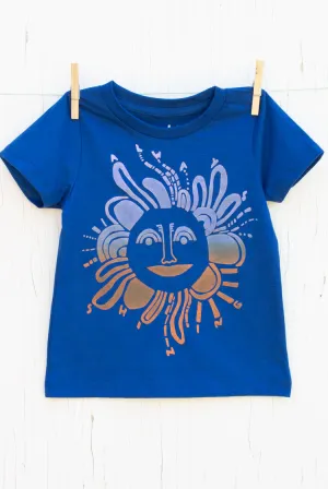 Always Shining - Royal Blue Kid's T-shirt