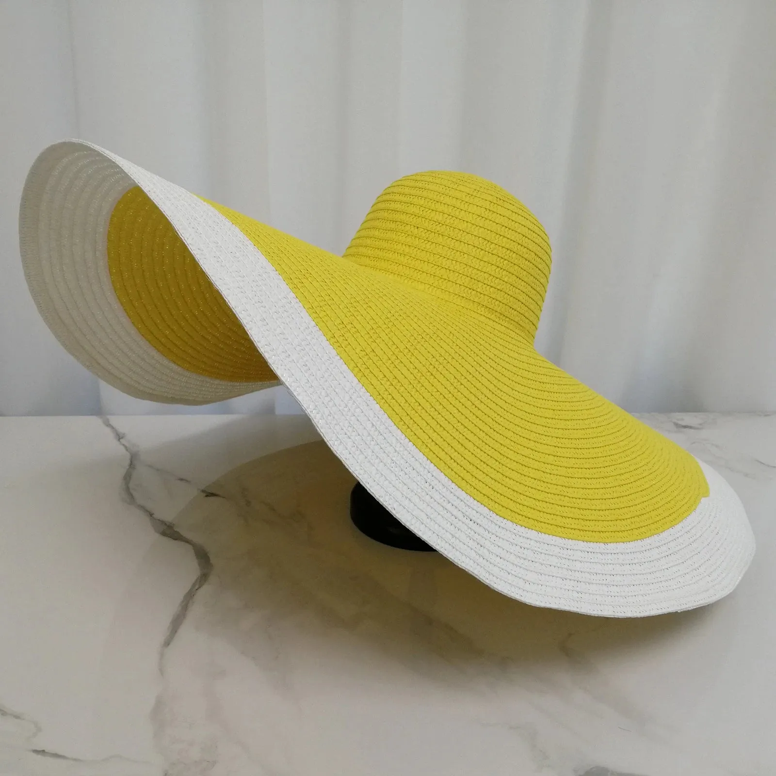 Années 80 Grand Chapeau De Paille Beverly Hills