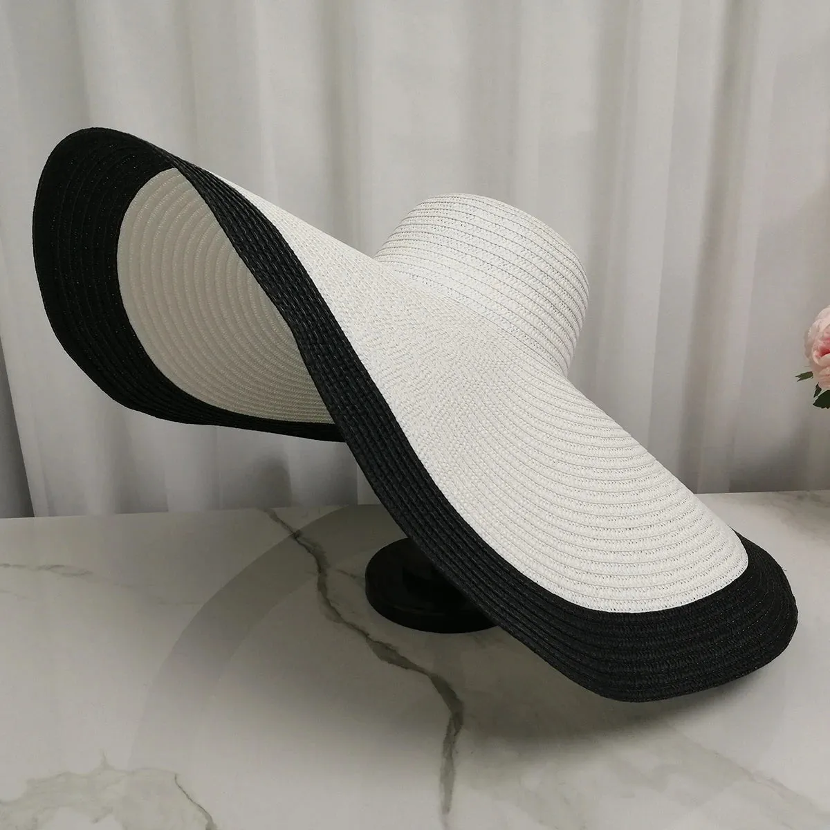 Années 80 Grand Chapeau De Paille Beverly Hills