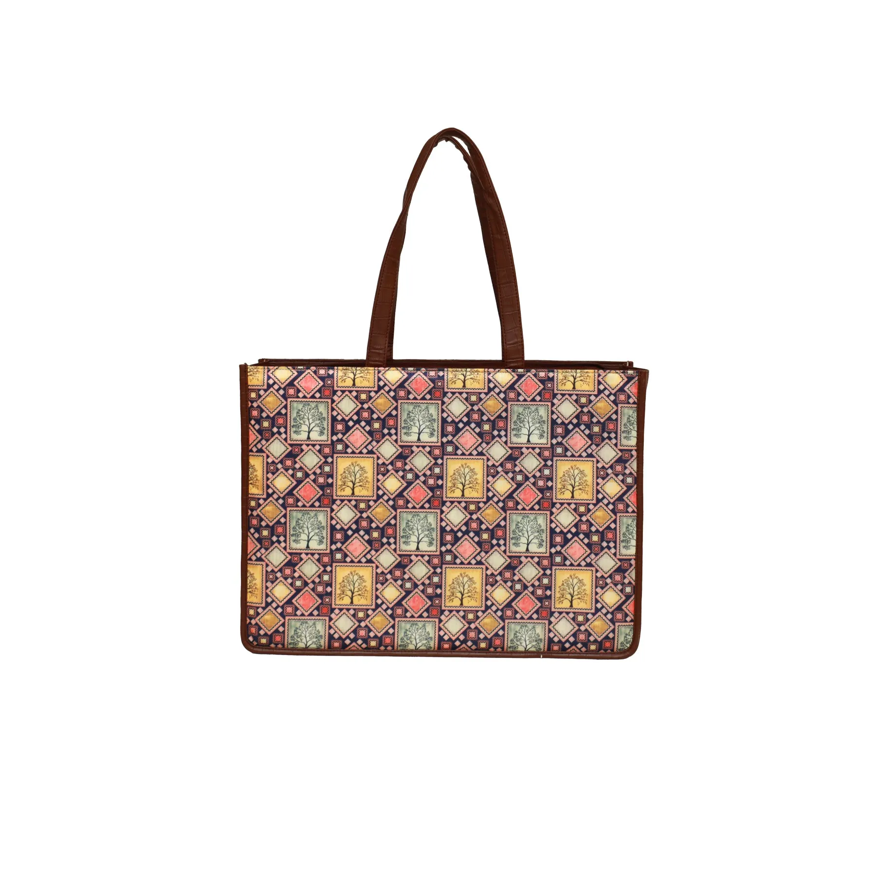 Autumn Sunflower Box Tote Bag 1108