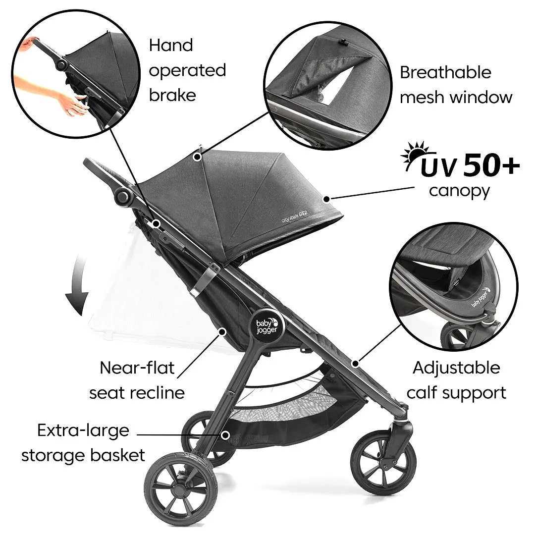 Baby Jogger City Mini GT2 Stroller - Opulent Black