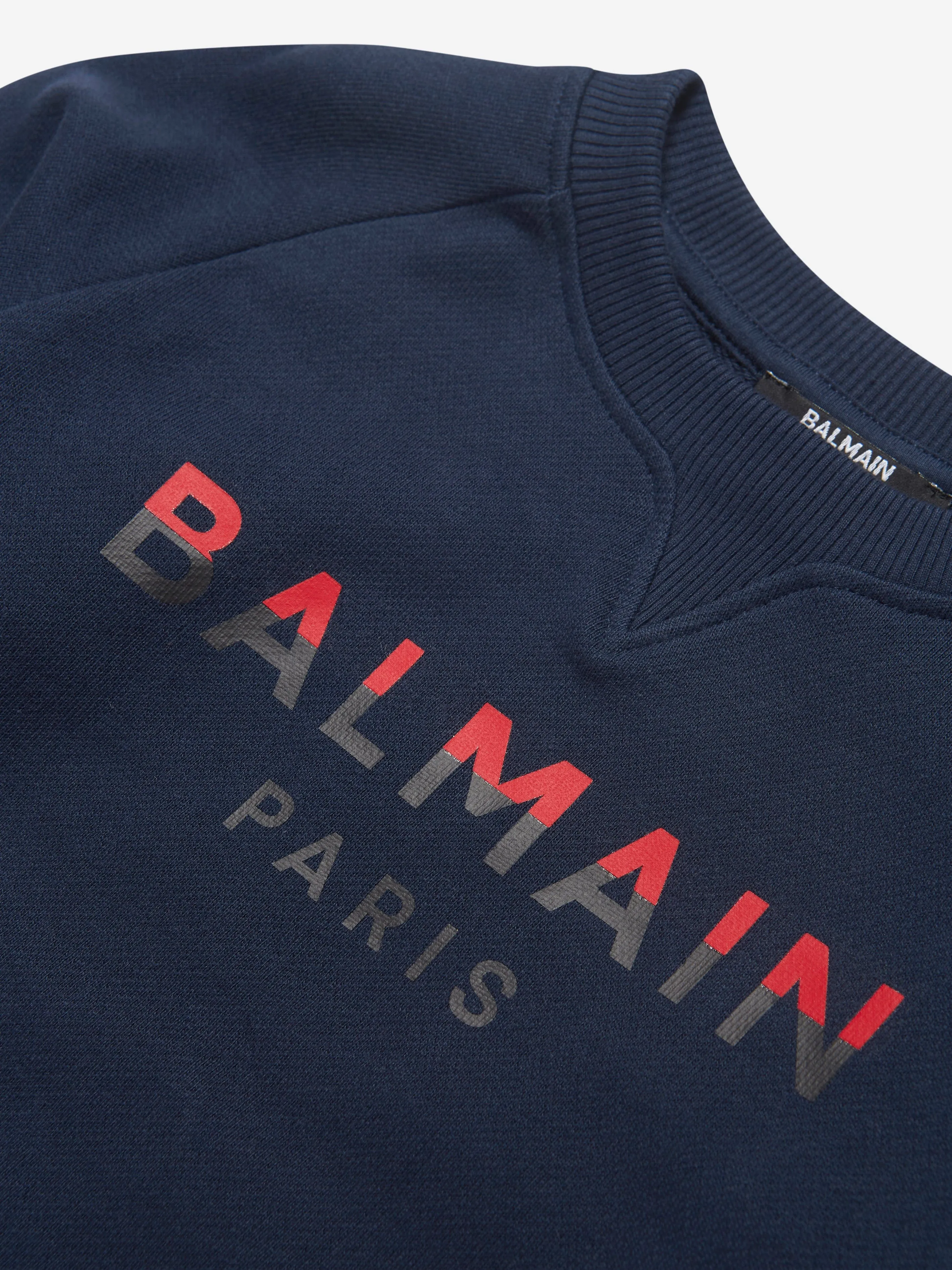 Balmain Boys Logo Sweatshirt in Blue