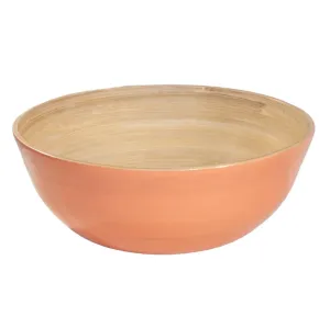 Bamboo Serving Bowl – Apricot – 7"Dia. x 2.7"