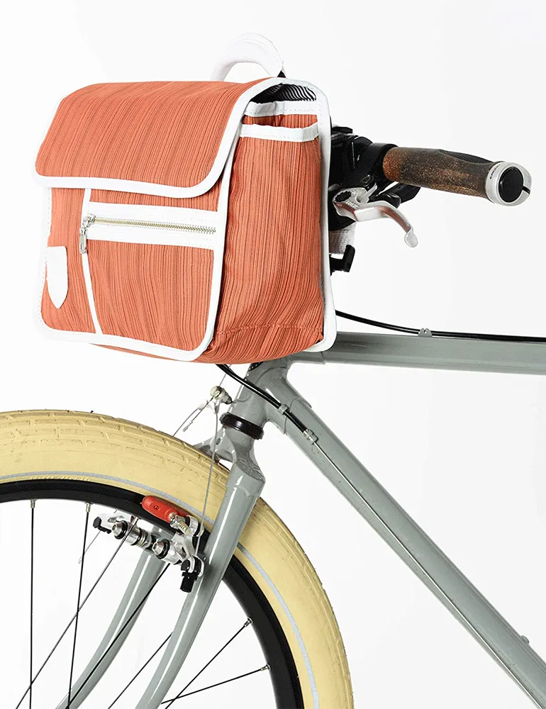 Bike Handlebar Bag satchel classic gray