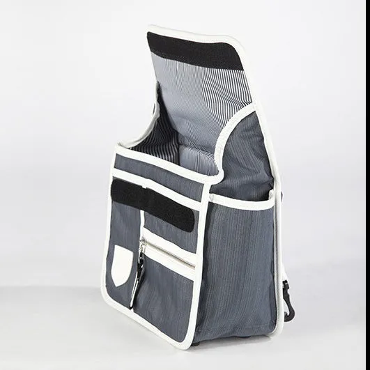 Bike Handlebar Bag satchel classic gray