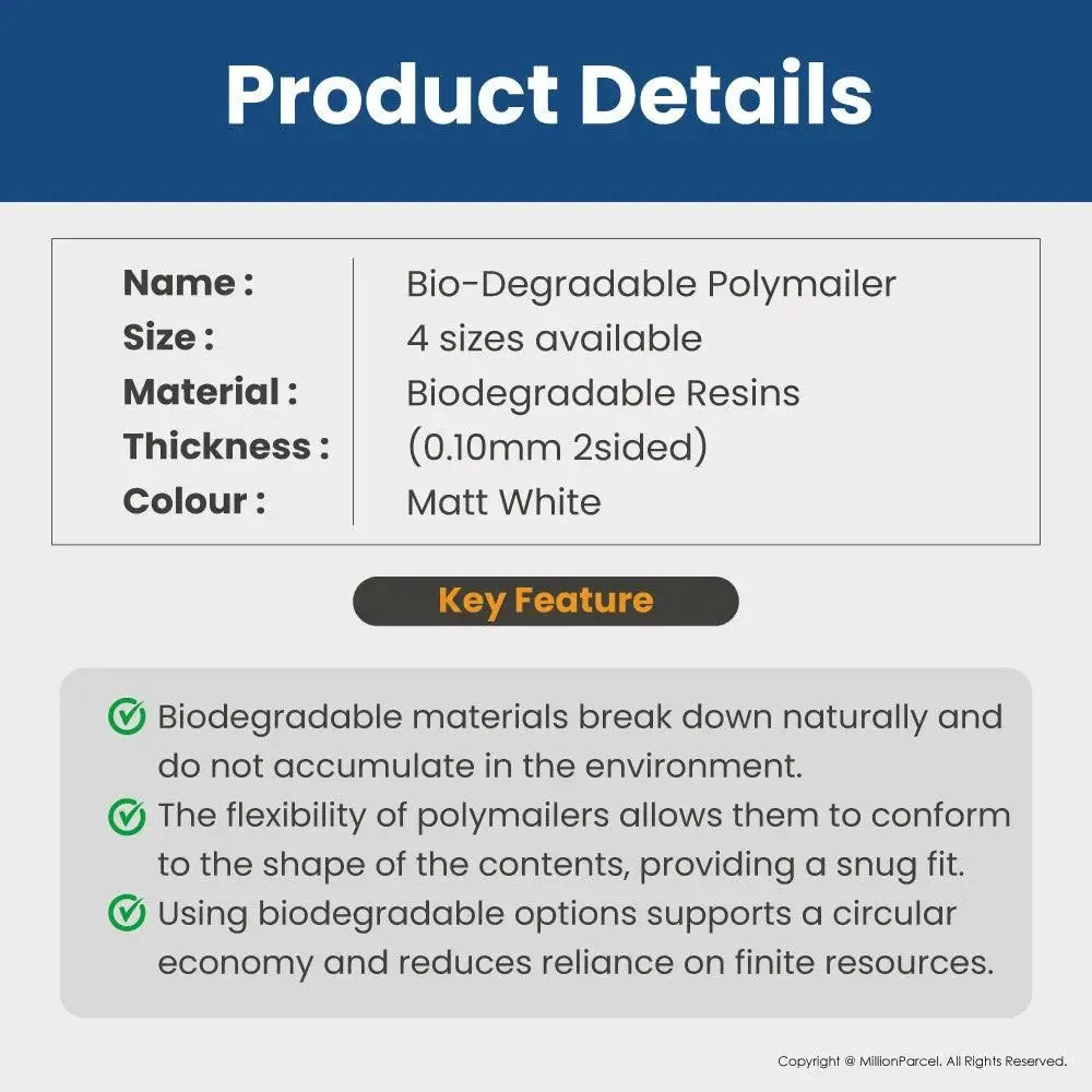 Bio-Degradable Polymailer | Eco-Friendly