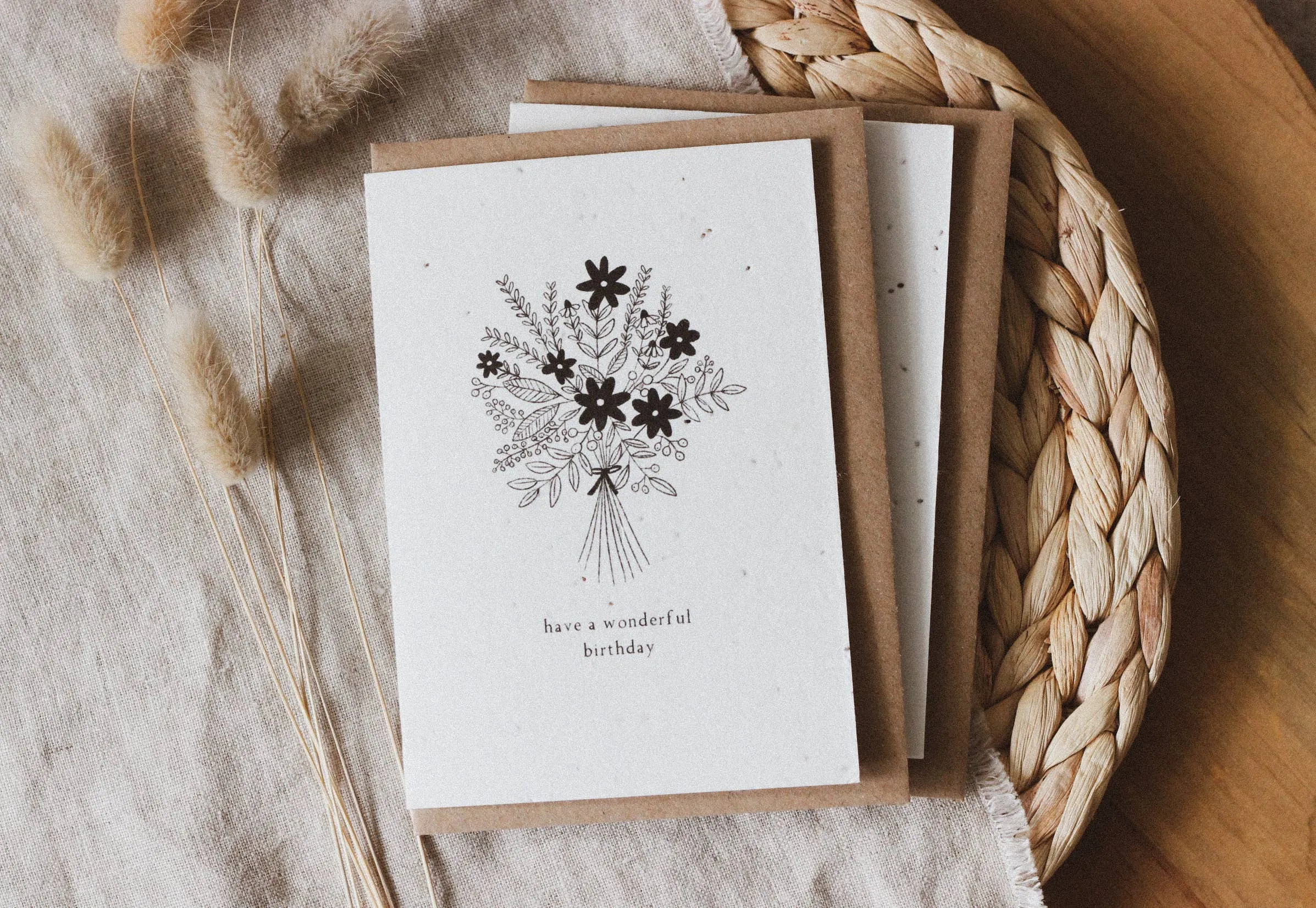 Bobella- Happy Birthday Plantable Seed Card