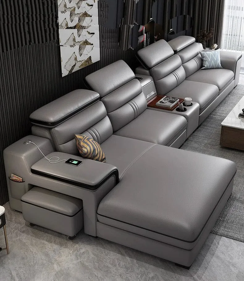 Bradford Sectional Leather Sofa