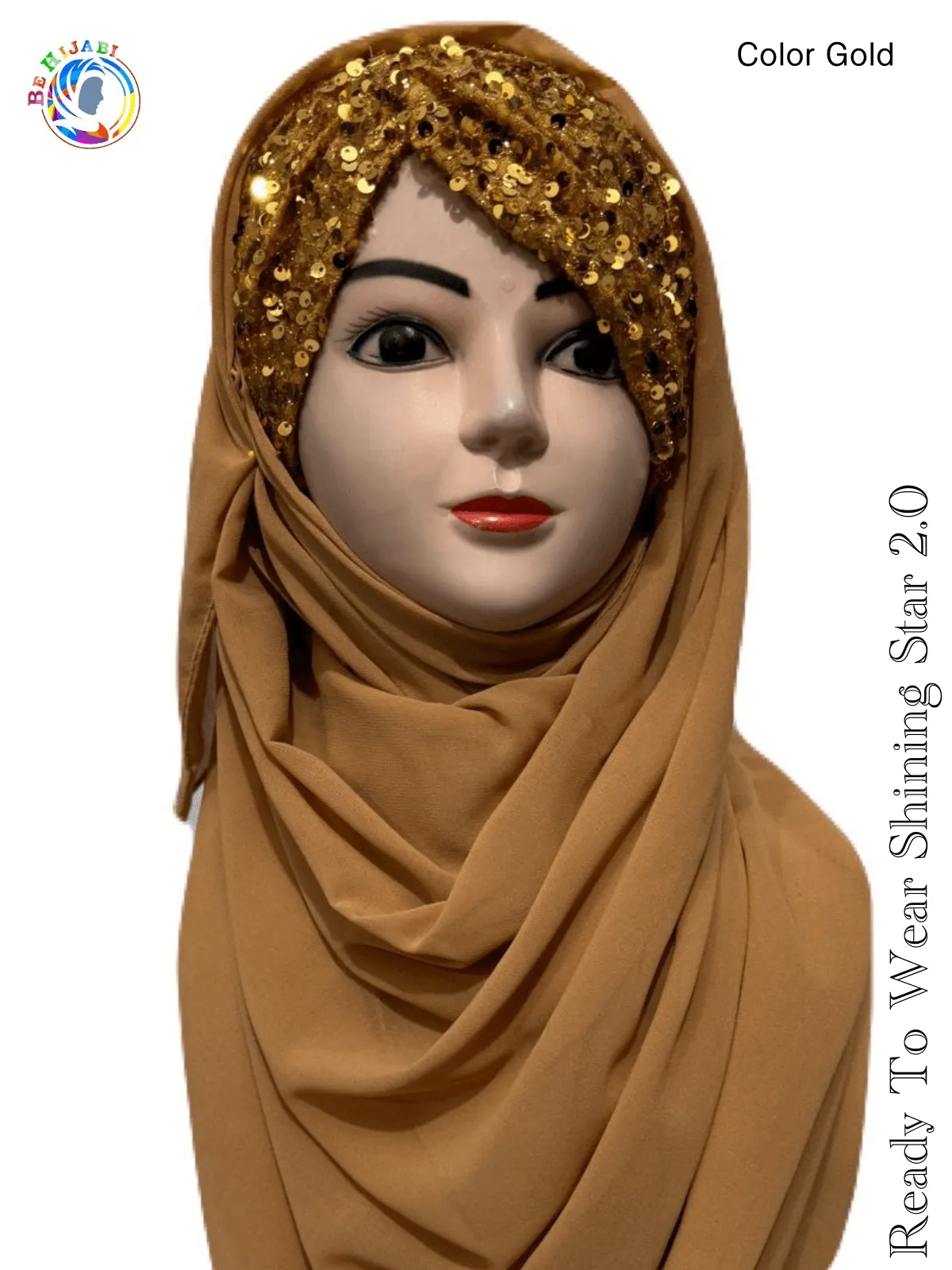 Bridal Hijab Shining Star 2.0 GOLDEN