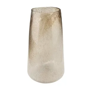 Brown & White Ombre Vase