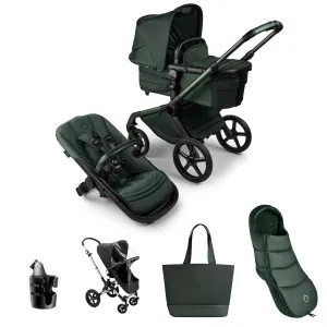 Bugaboo Fox 5 Noir Limited Edition Essential Pushchair Bundle