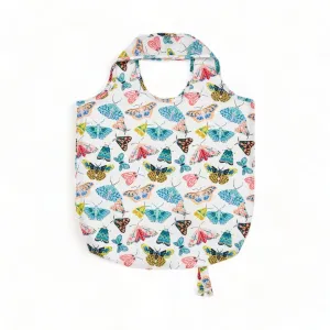 Butterfly House Reusable Roll-Up Shopping Bag