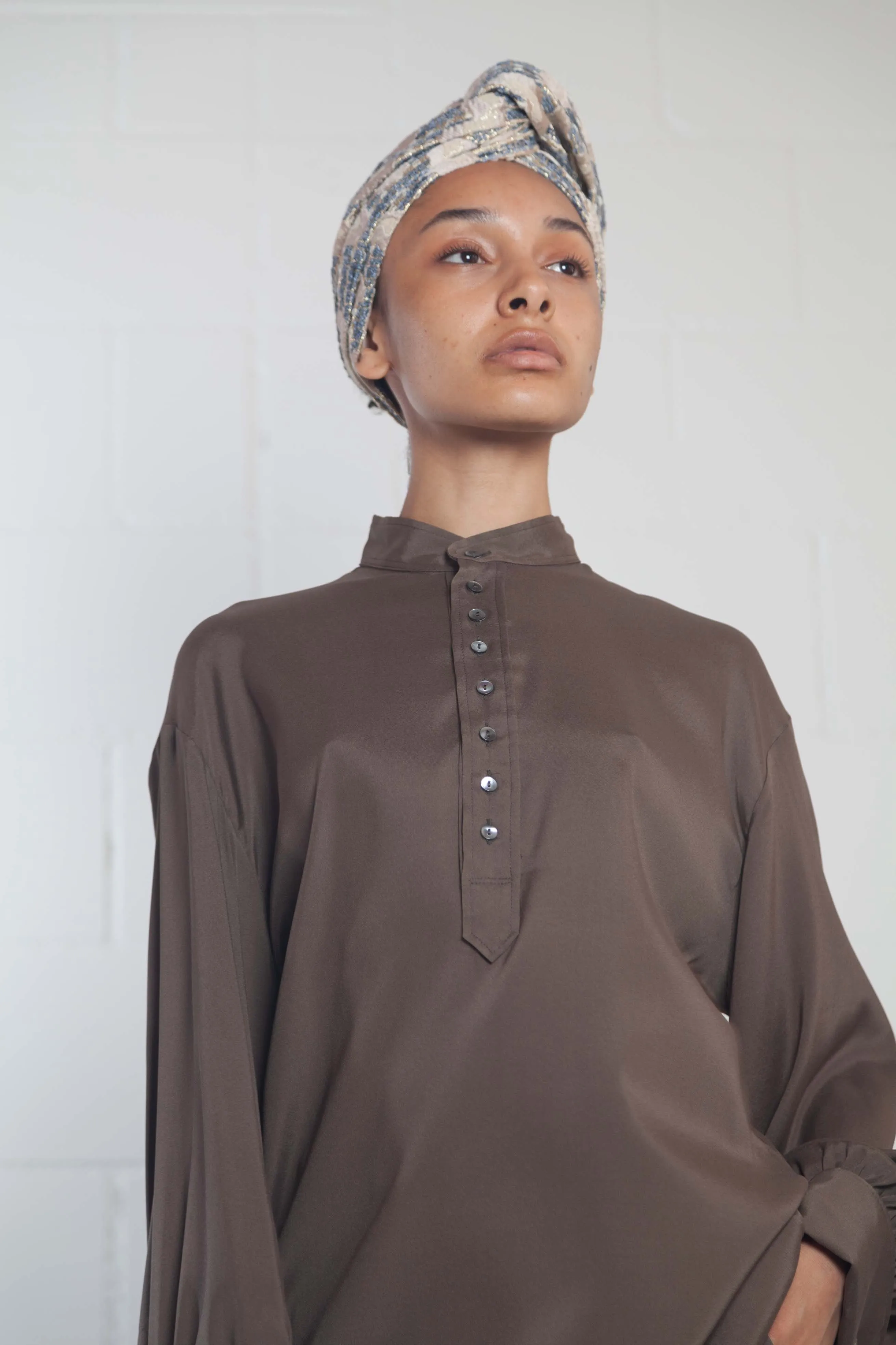 ByAdushka Cedar Paul Silk Blouse