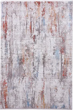 Cadiz 8663903F Grey/Red Rug