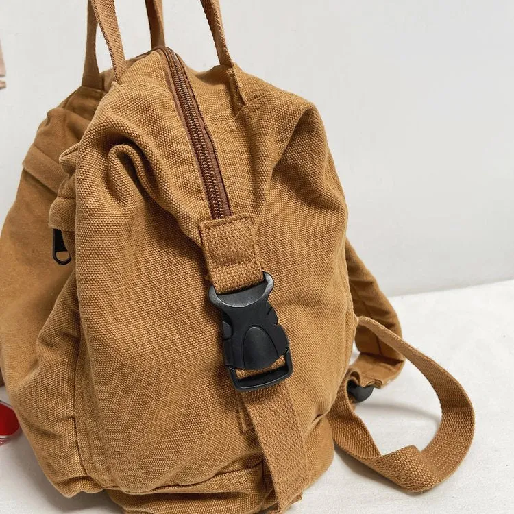 Canvas Backpack Vintage School Backpack