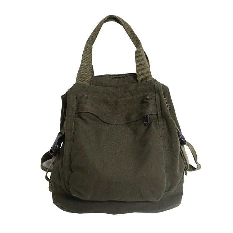 Canvas Backpack Vintage School Backpack