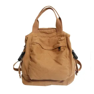 Canvas Backpack Vintage School Backpack