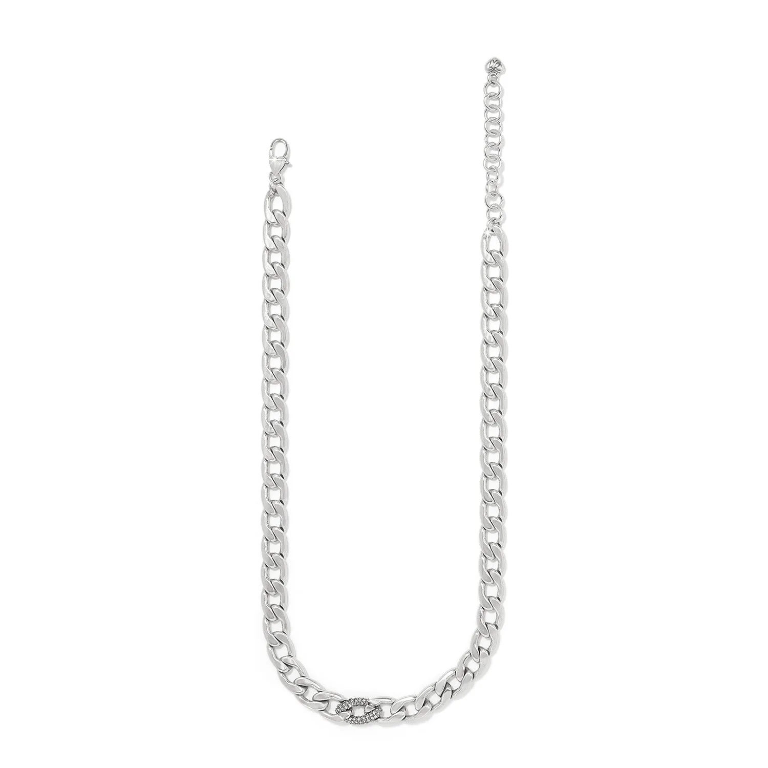 Cleo Pave Link Necklace