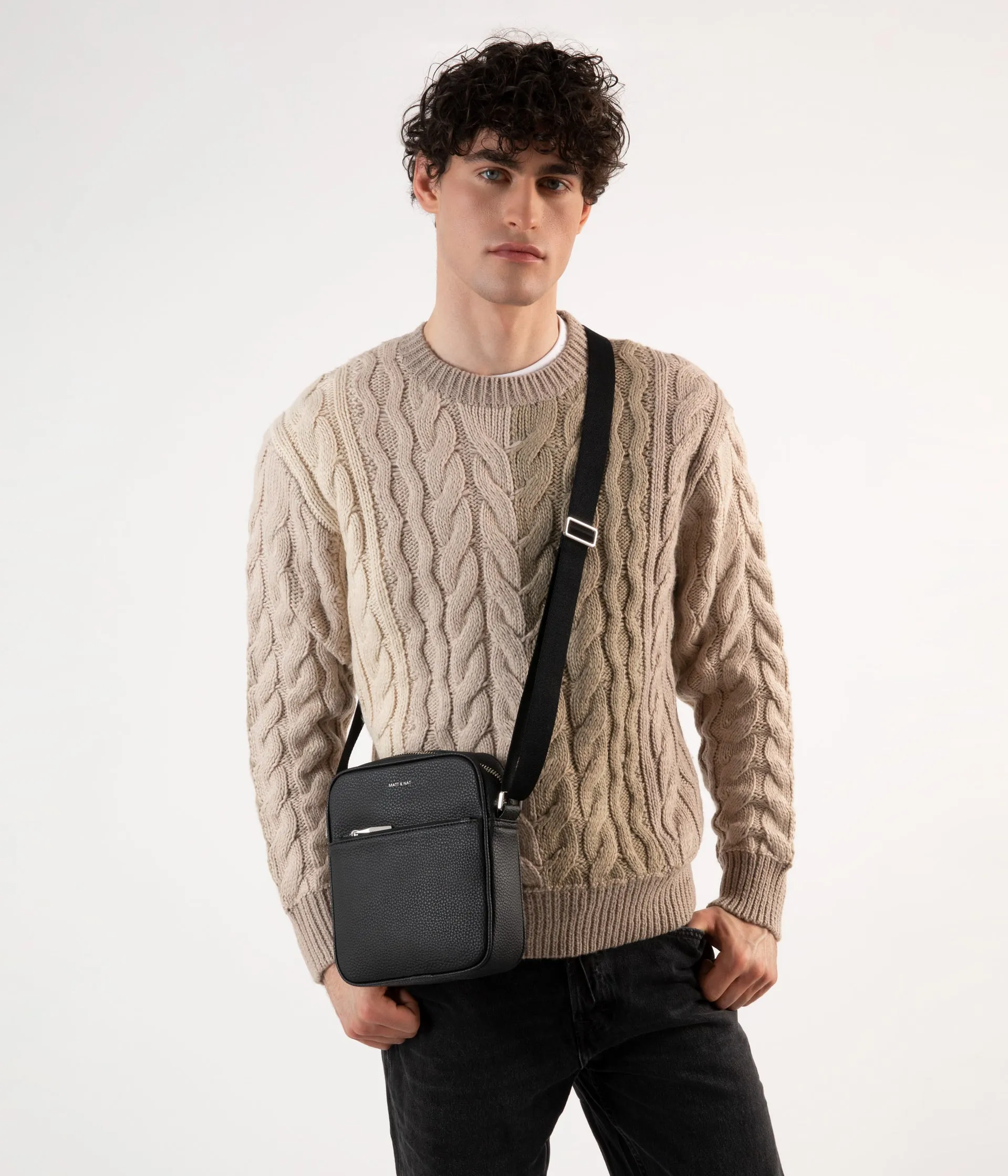 COEN MINI Small Vegan Crossbody Bag - Purity