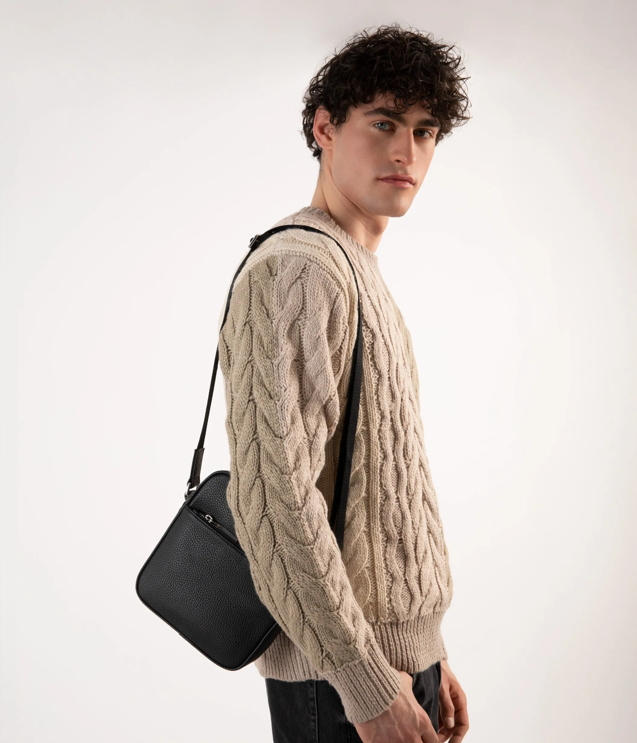 COEN MINI Small Vegan Crossbody Bag - Purity