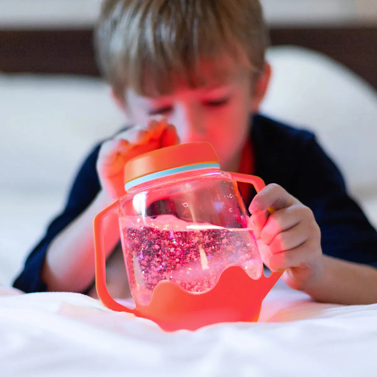 Coral Sensory Play Jar