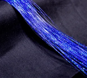 Deep Blue Tinsel | Glittering Holographic Effects