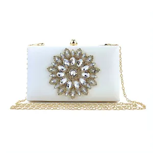 Delicate Gorgeous Rhinestone Clutch Unique Handbags