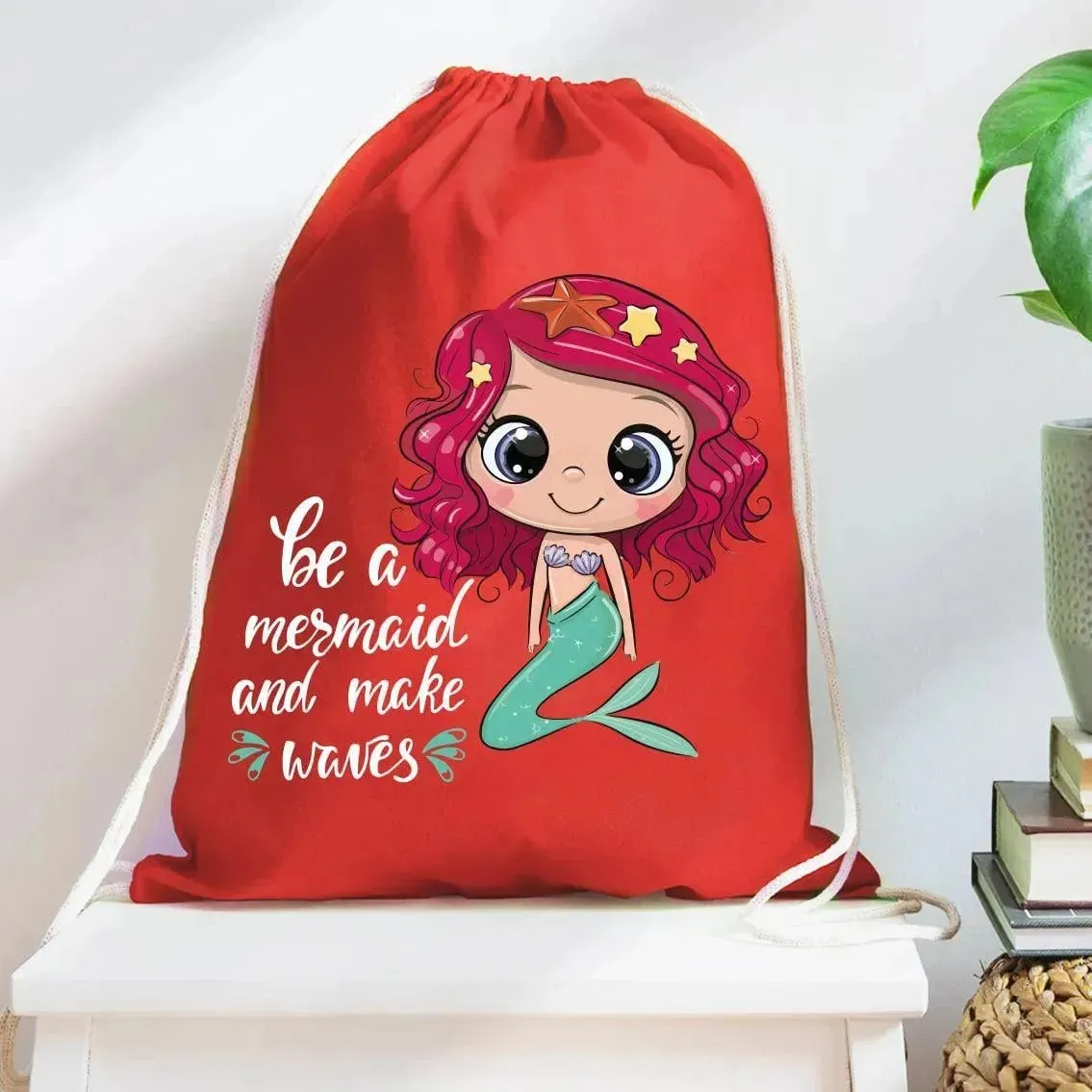 Drawstring Bag - Mermaid