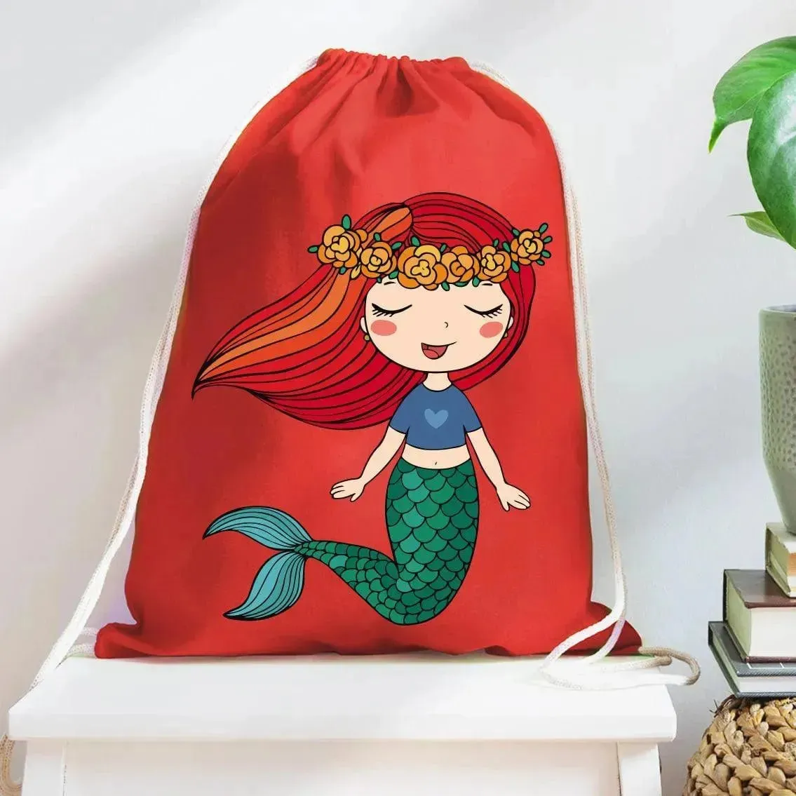 Drawstring Bag - Mermaid