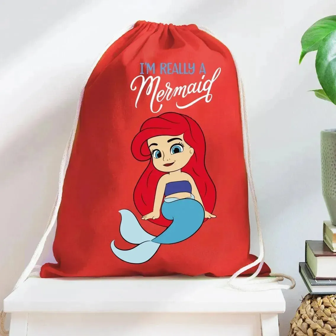 Drawstring Bag - Mermaid