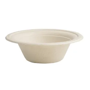 DX581 Vegware Compostable Nourish Moulded Fibre Bowl Natural 12oz/340ml (Pack of 500)