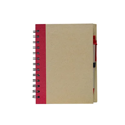 Eco-Friendly Cover Notepad with Pen