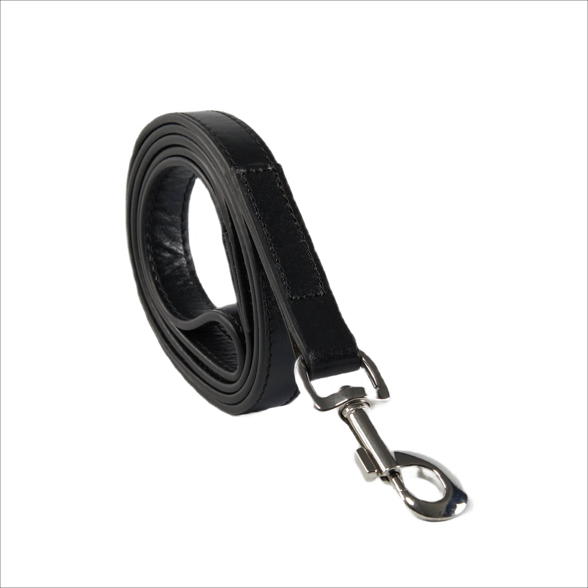 Eco Friendly Leather Dog Lead, Black