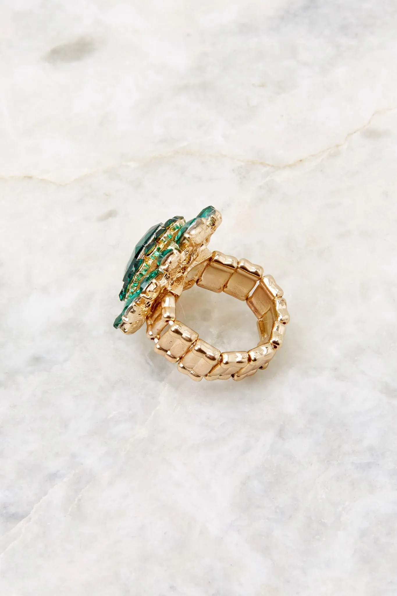 Envious Beauty Emerald Green Ring