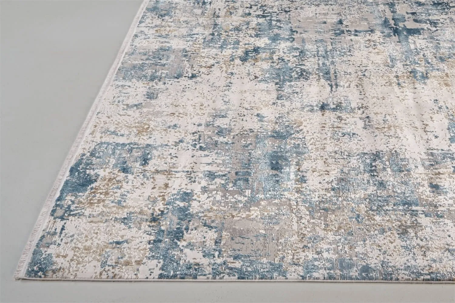 Feizy Rug Cadiz 3891F, Blue/Ivory