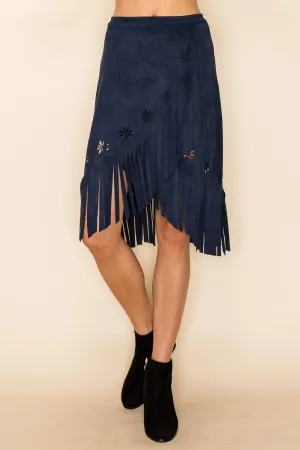 Flower Fringe Skirt