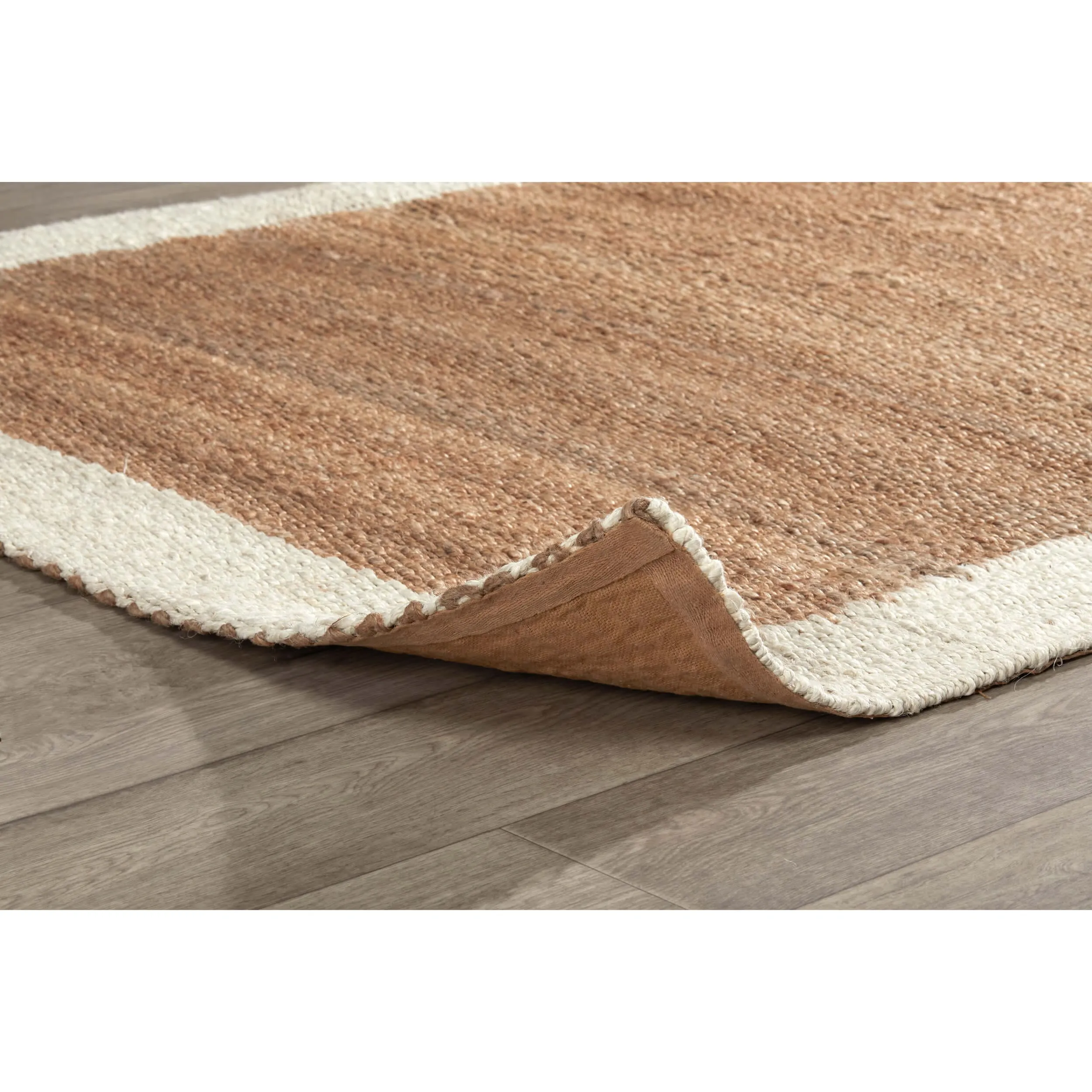 Frame Rug, Natural/Ivory