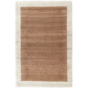 Frame Rug, Natural/Ivory