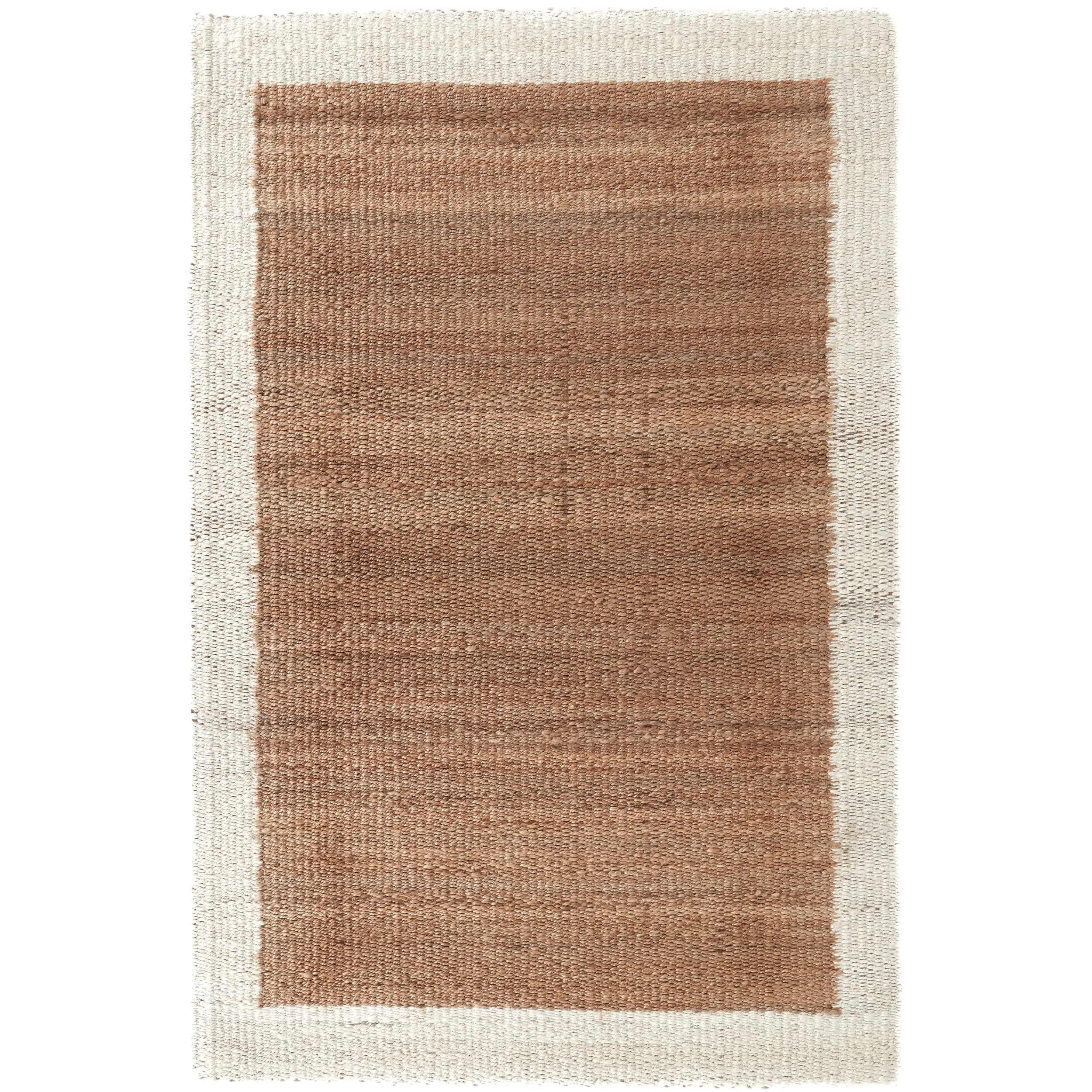 Frame Rug, Natural/Ivory