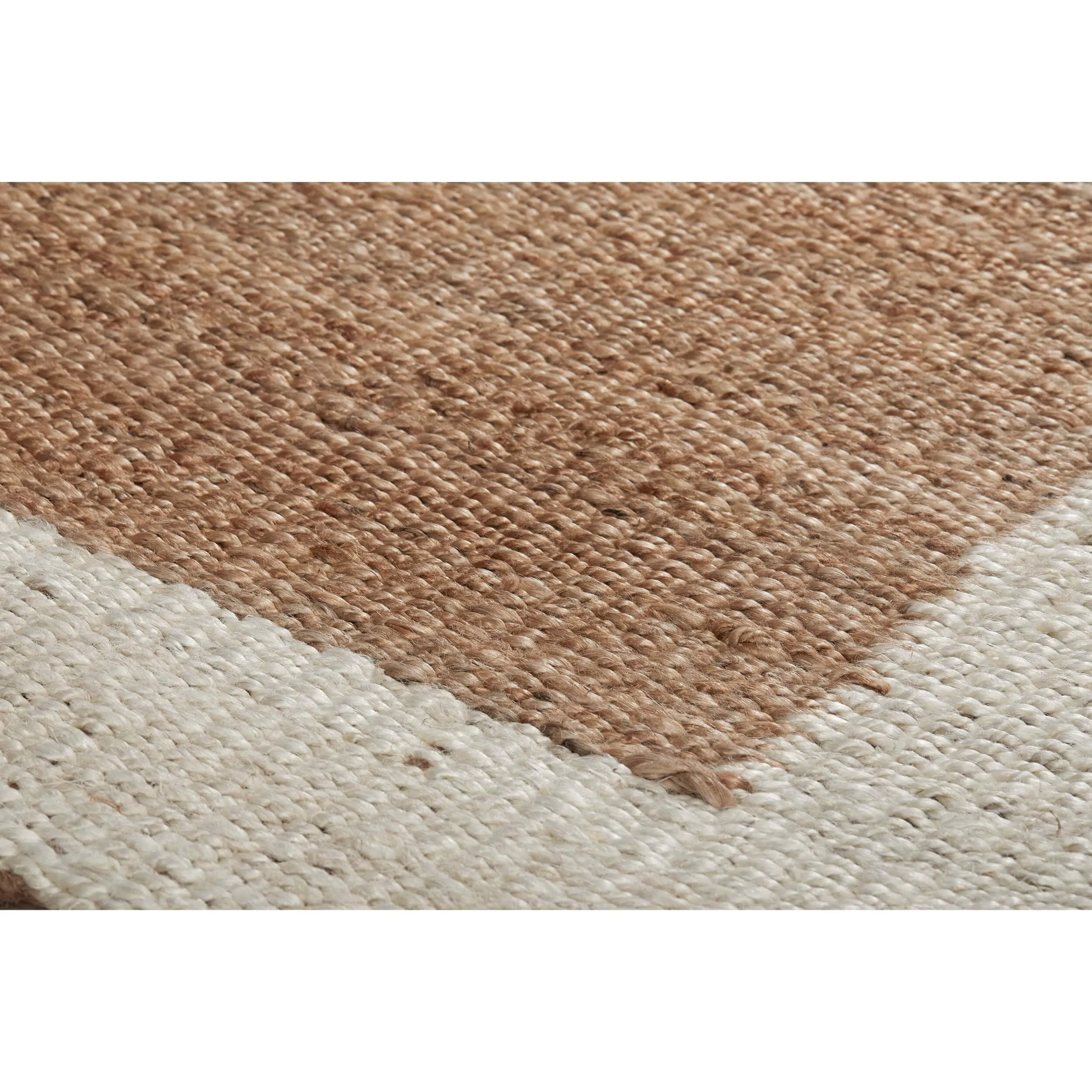 Frame Rug, Natural/Ivory