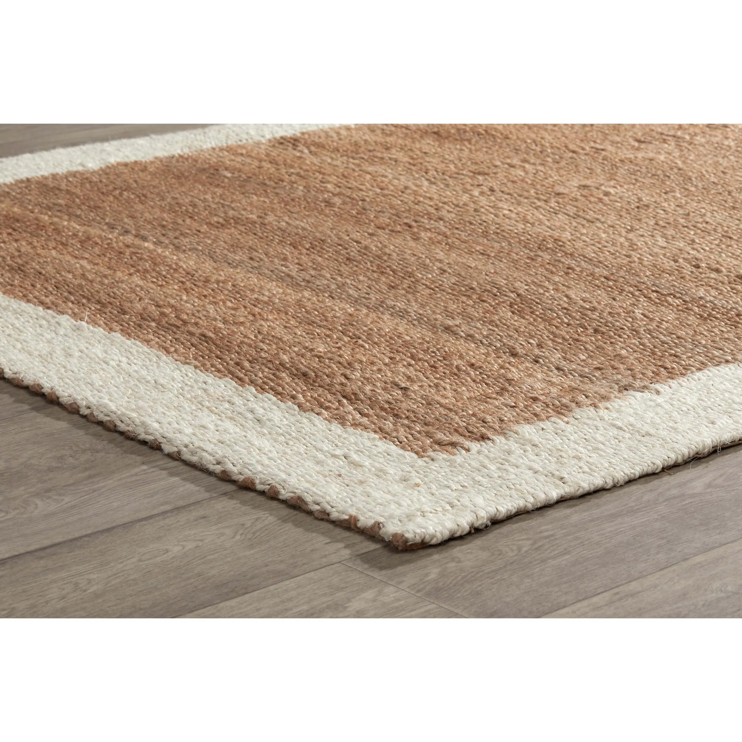 Frame Rug, Natural/Ivory