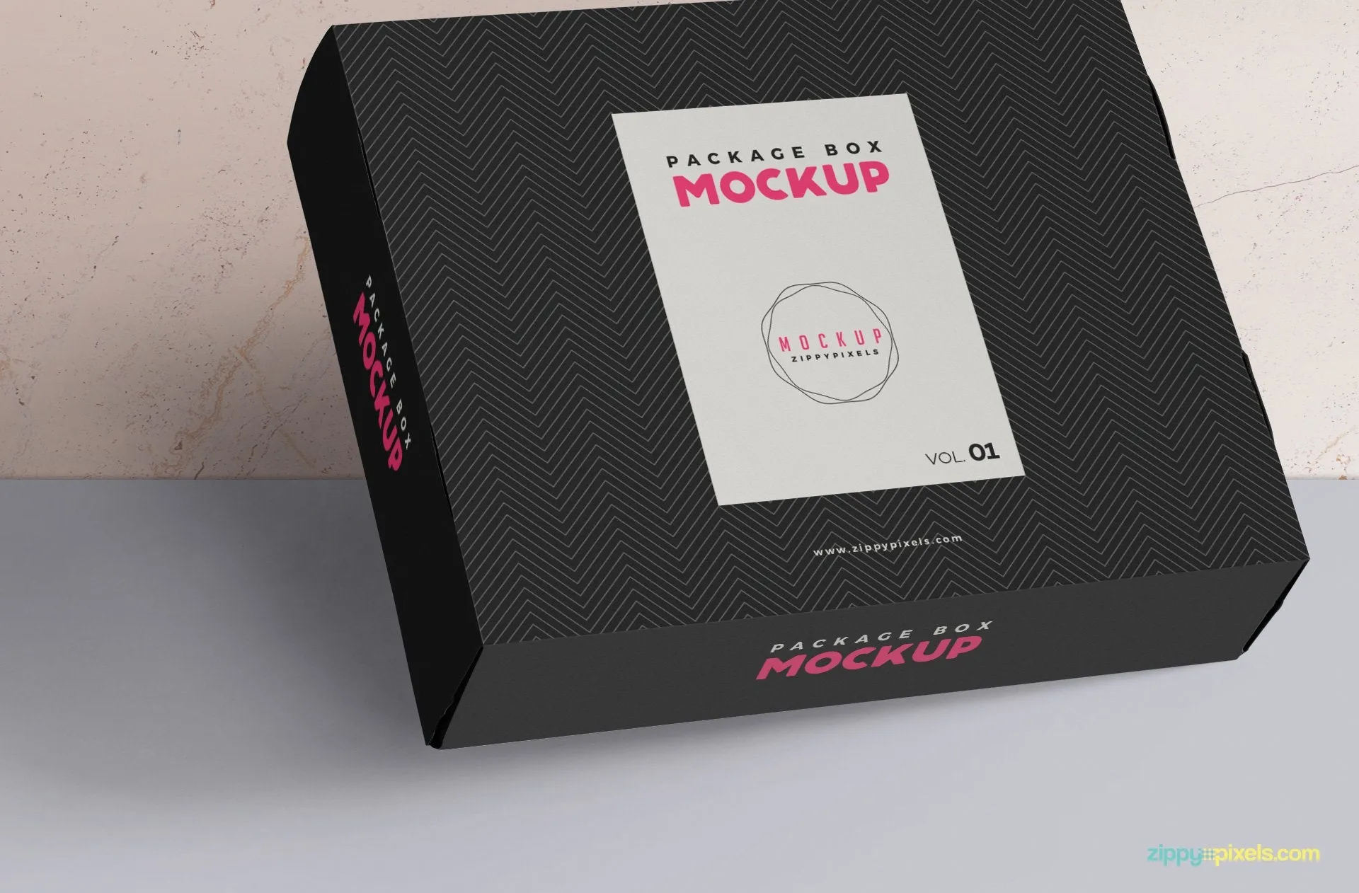 Free Gorgeous Box Packaging Mockup