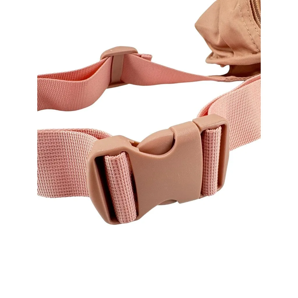 Gebaina Muted Pink Athletic Waist Belt Bag